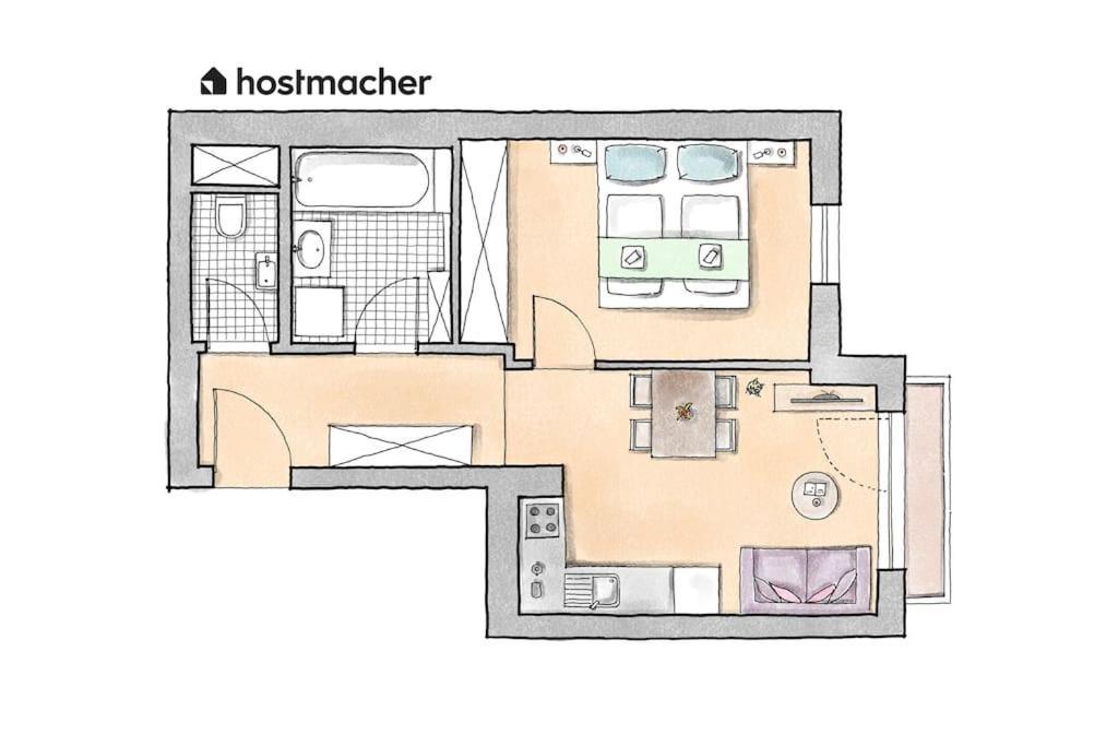 1Br Excellence, Fast To Centre By Hm Apartment เวียนนา ภายนอก รูปภาพ